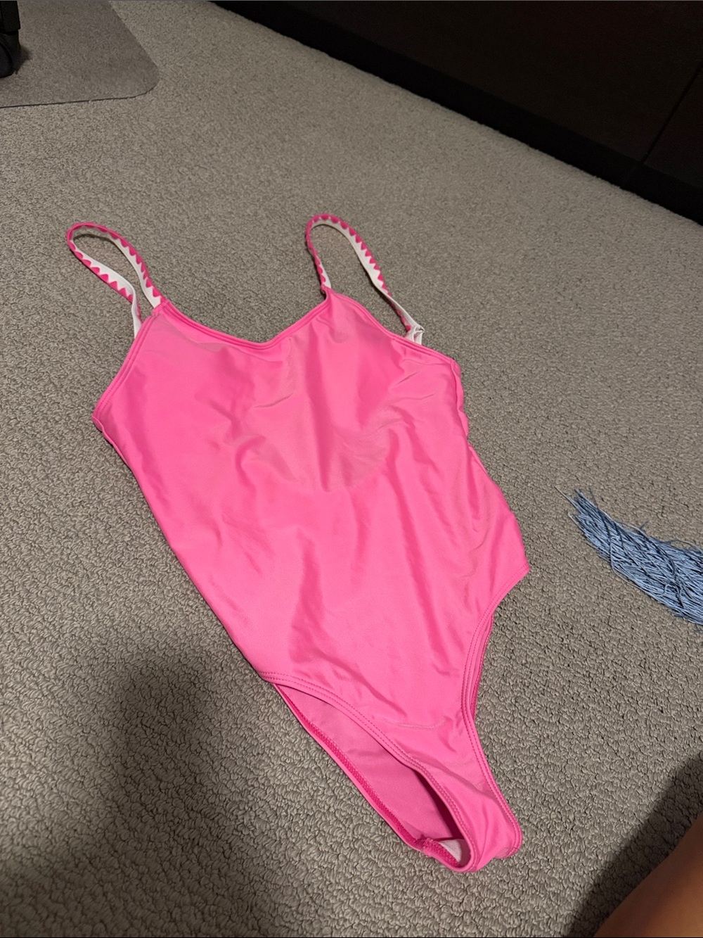Neon Pink One-Piece Swimsuit